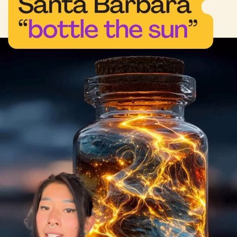 Scientists at UC Santa Barbara “bottle the sun” with a new liquid battery that stores solar energy. 